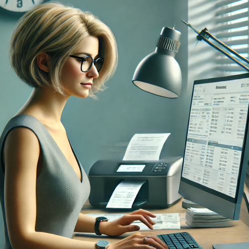 timesheets and receipts